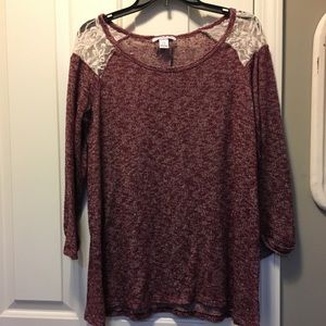 3/4 Sleeve Top Morherhood Maternity